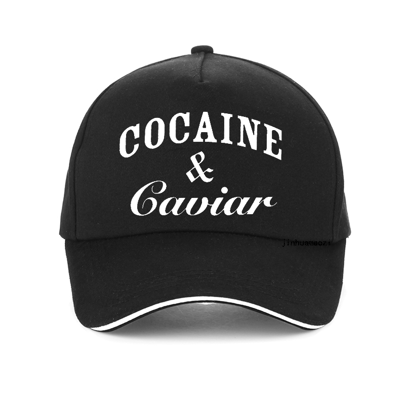

Cocaines & Caviar Brand Hip Hop Hat Men Women Baseball Caps Unisex Snapback hats Solid Colors Cotton Bone gorras, Red