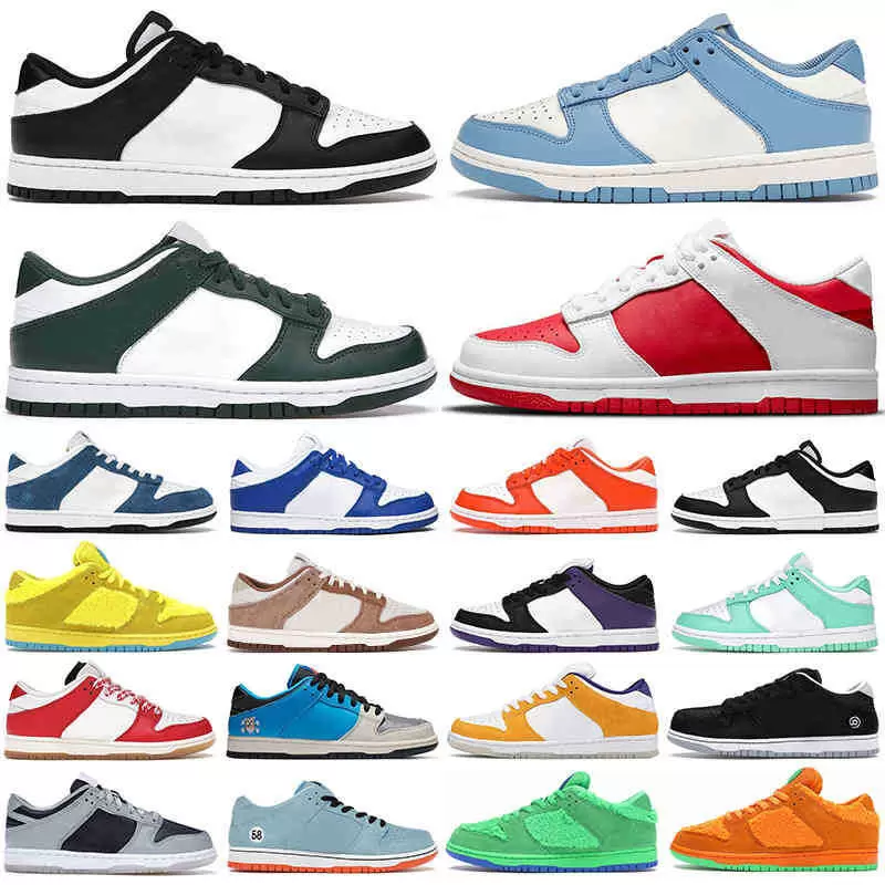 

2022 Running Shoes Men Women Panda Black White UNC Syracuse Chicago Kentucky Shadow Mens Walking Outdoor Sports Trainers Sneakers Eur 36-47