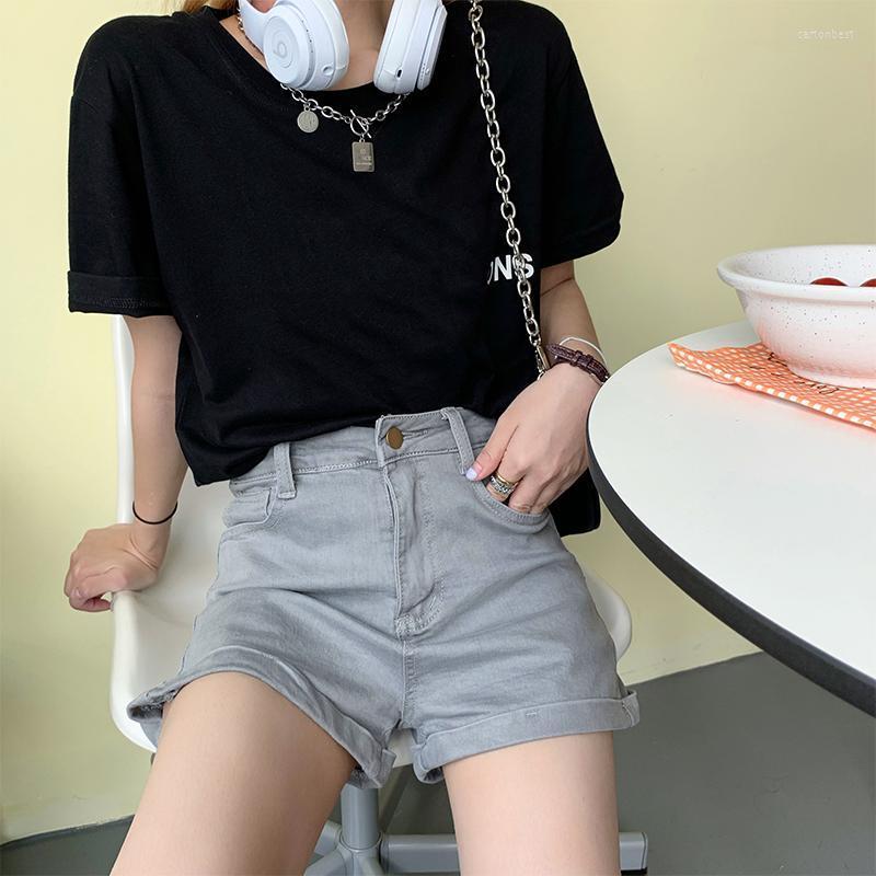 

Women' Jeans Wholesale 2022 Spring Summer Autumn Fashion Casual Cute Sexy Women Shorts Outerwear Woman Female OL Fy2065, Black