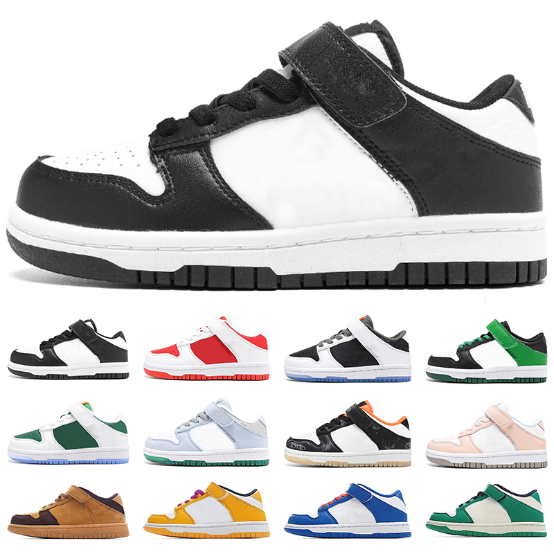 

Infants Toddler Kids Running Shoes Panda Black White Championship Red Oreo Classic Green Holiday Special Cider Laser Orange Children Child Sports Sneaker Size 26-35, #6 holiday special