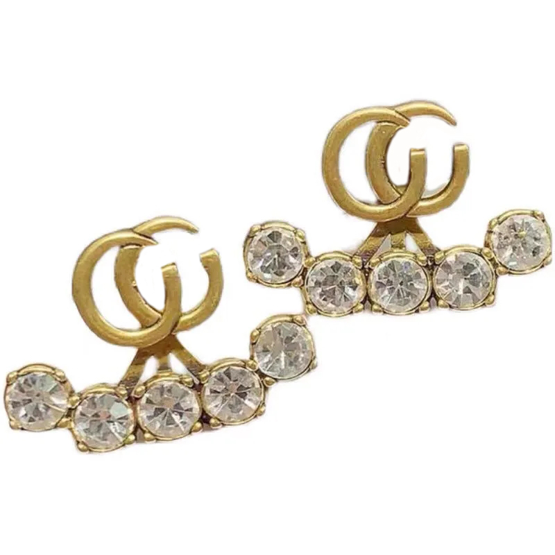 

Fashion Hoop Designers Earrings Aretes Orecchini for Women Party Wedding Lovers Gift Jewelry Engagement Jj22072604 High Quality
