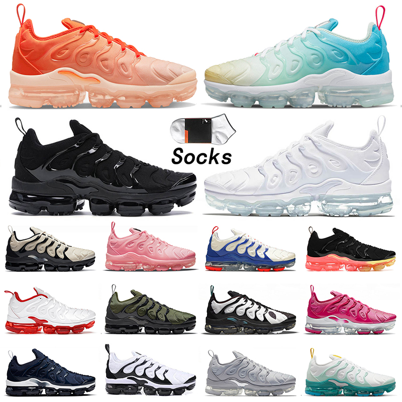 

TN Plus Sports Running Shoes Triple Black White Orange Gradients Since 1972 Light Bone Bubblegum Cherry Dark Russet Cool Grey Griffey Mens Women Tuned Sneakers 36-47, C51 36-40 pink purple gradient