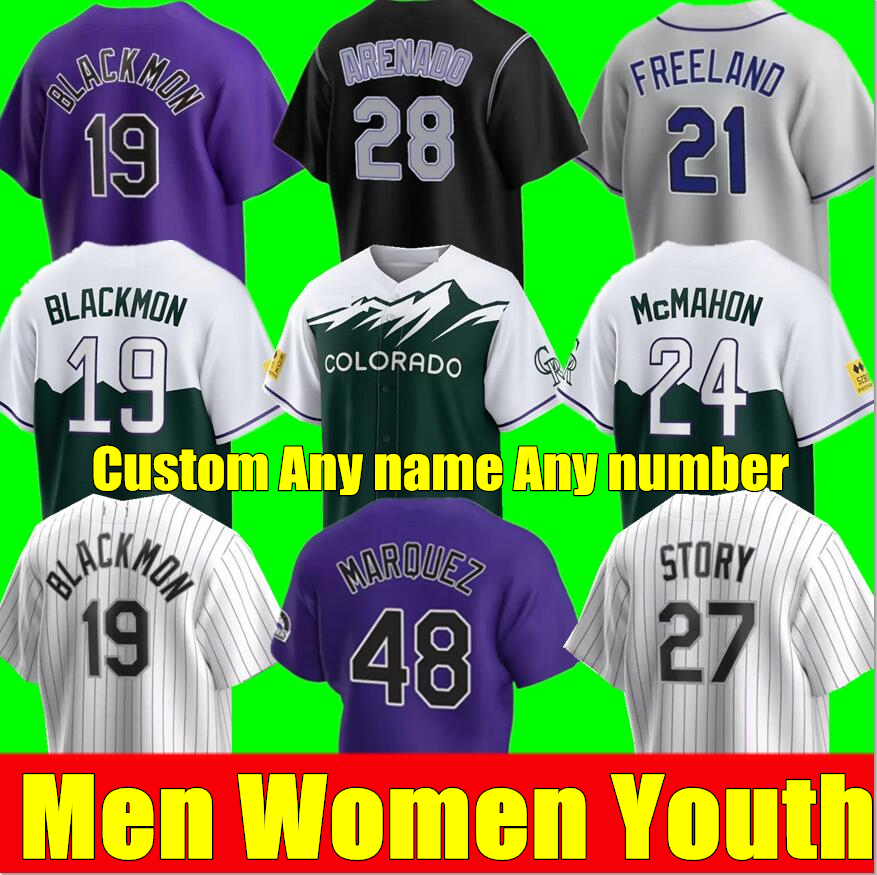 

Top New Men Women youth kids 2021 Baseball Jerseys NOLAN ARENADO TREVOR STORT CHARLIE BLACKMON COLORADO DAVID DAHL DANIEL MURPHY ROCKIES IAN DESMOND jersey