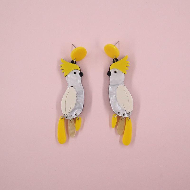 

Dangle & Chandelier Acrylic 2022 Parrot Long Tassel Earrings For Women Yellow Bird Cute Animal Fashion Jewelry Accessories Charms WholesaleD