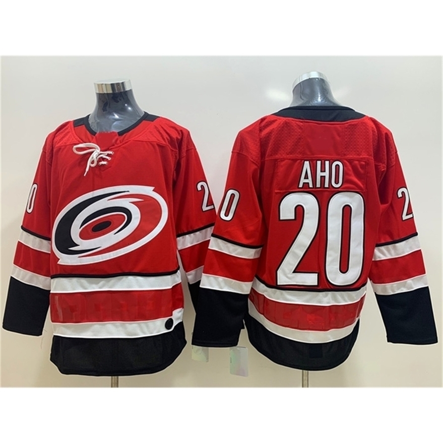 XFL2020 95 2019 Jersey pour enfants 20 Sebastian Aho Jersey de hockey pour jeunes cousus S / M L / XL