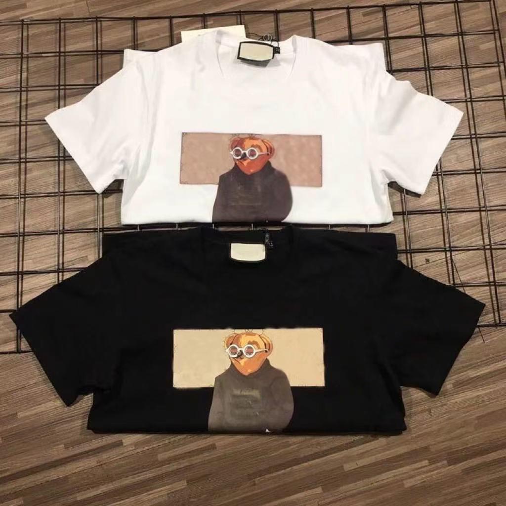 NOUVEAU TEE PRINGING COTTON SUMBRE STREET STACKING MENS T-shirt Men Femmes Femmes courtes Manches T-shirt d←contract← M-5XL