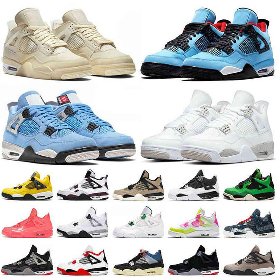 

2022 Basketball Shoes Sail Travis Scotts University Blue Top Quality Off Mens Women Jumpman White Oreo Black Cat Outdoor, C43 red thunder 40-47