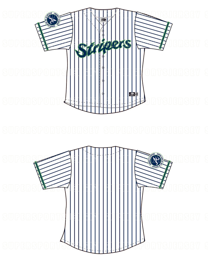 

gwinnett stripers Green Wall Baseball Jerseys 1972 50th anniversary, Black