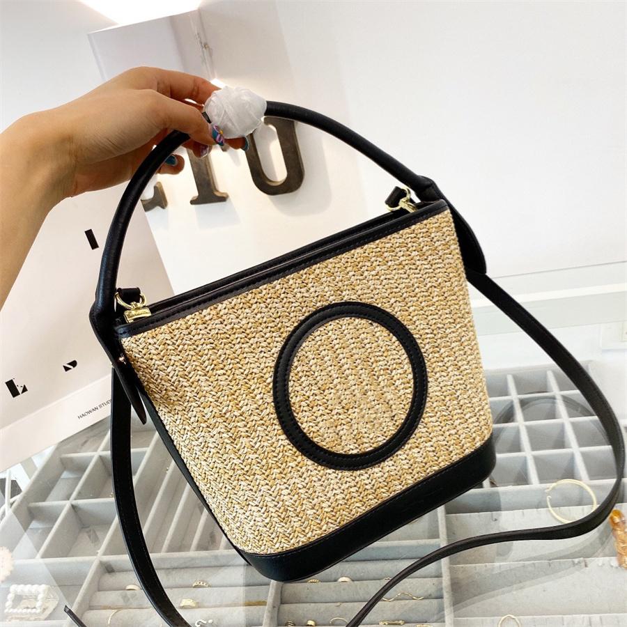 

Designer Women Totes Summer Beach Bag Big Straw Totes Handmade Woven Lady Travel Handbags Crochet Flower Hand Bags, Box