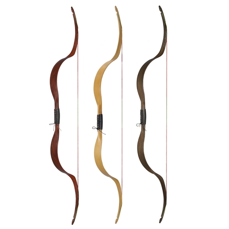 

30LBS Meng Yuan Bow 48" Crab Bows NIKA Archery Traditional Recurve Bows ET4 4 Colors 201111