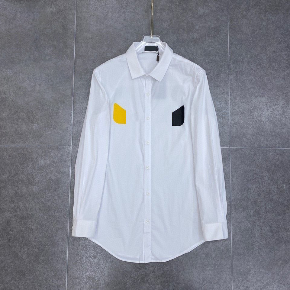 Designer Mans Shirts Little Monster Print Fashion Blouse All match Casual Shirts Hommes Femmes avec la même veste à la mode Printemps Automne Top
