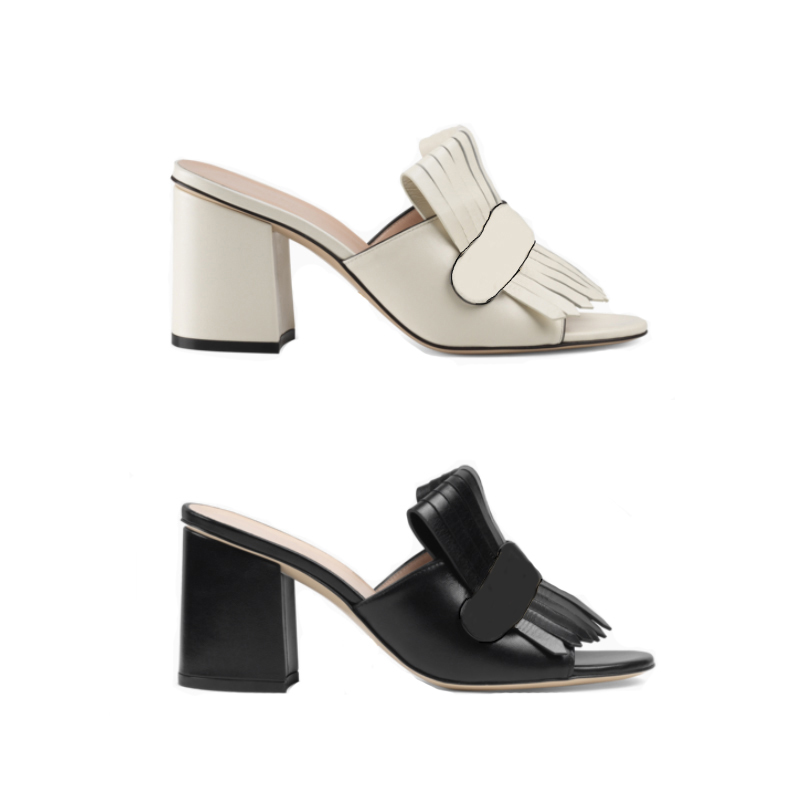 

Women Platform Sandals Marmont High Heels with Fringe Double Tone Suede Leather Shoes Thick Heel Summer Sexy Sandals Size 35-42 NO28, Color 12