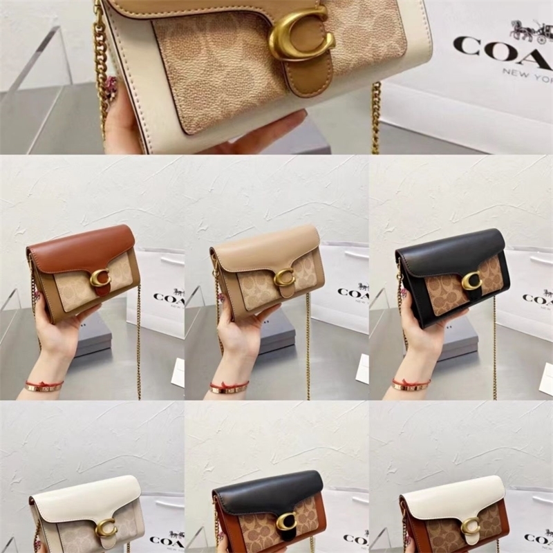 

Designer coac Handbags Small c Highgrade Underarm Bag Women 2022 New Fashion Ins Summer French Minority Messenger Baguette k Yzl, Black with brown
