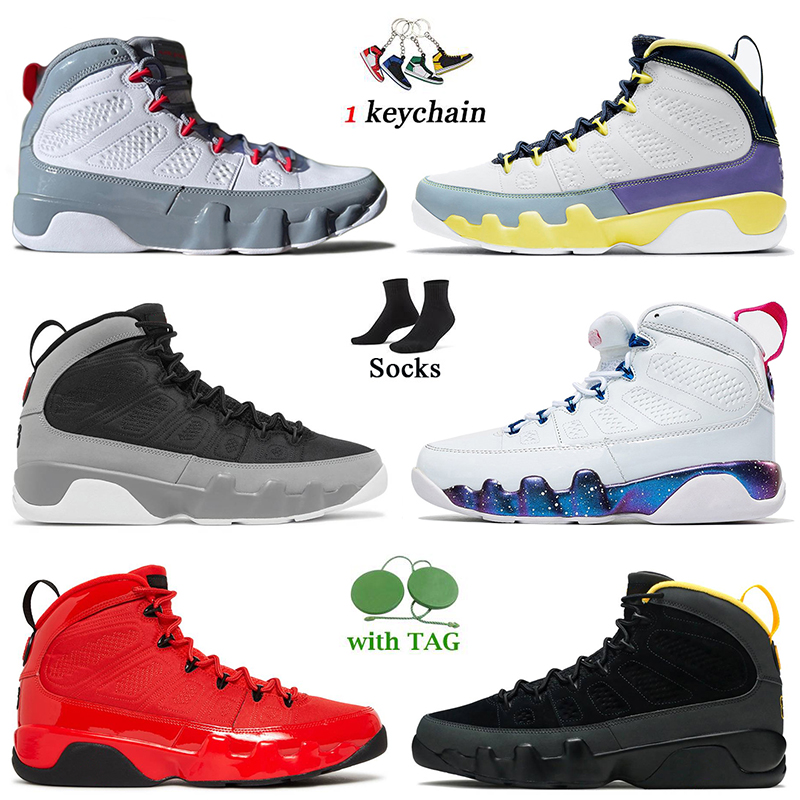 

2022 Highest Quality Mens Jumpman 9 9s Basketball Shoes Chile Fire Red Change The World Particle Grey White Pink Multi Color University Gold Trainers Sneakers Size 13, D38 dream it;do it 40-47