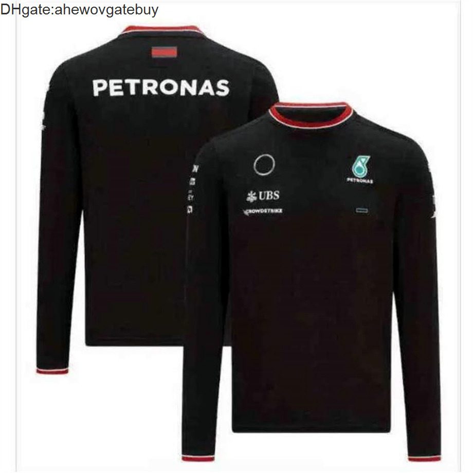Petronas Mercedes Amg Sweatshirts t Shirts F1 Formula One Racing Mens Women Casual Long Sleeve T-shirt Benz Lewis Hamilton Team Work Clothes A15Y