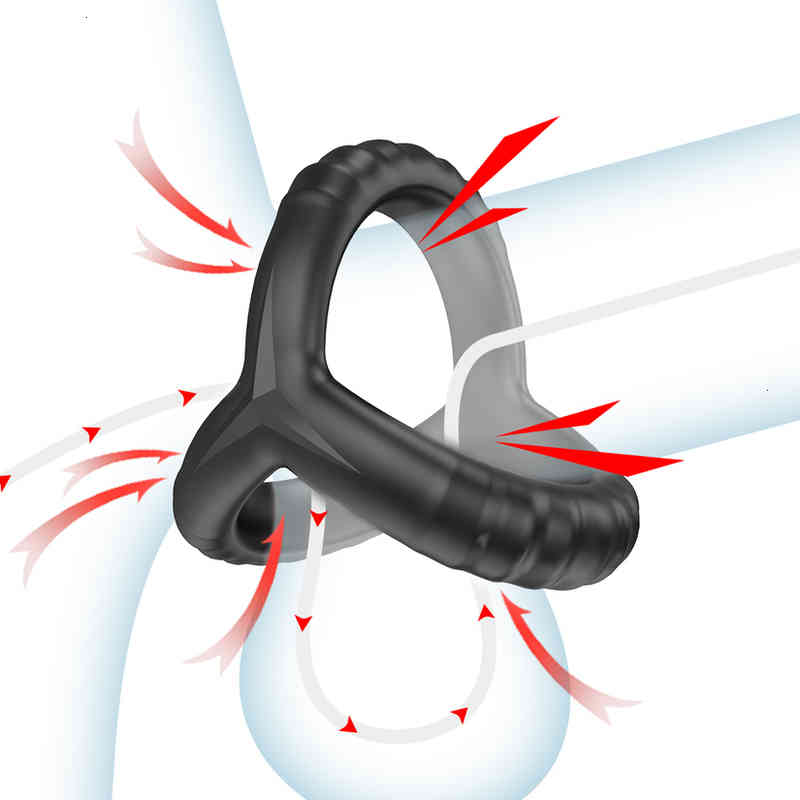 Vibrator Penis Massager Cock Sex Toys cock ring Men's Ring sex games for couple For Couples Silicone Delay Ejaculation men sexitoys Adult su-image-796722160