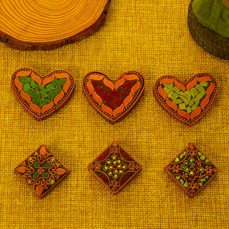 

Pendant Necklaces Handmade Indonesia Beads Vintage Golden Charms Nepalese With Polymer Clay Brass Findings DIY Jewelry AccessoriesPendant