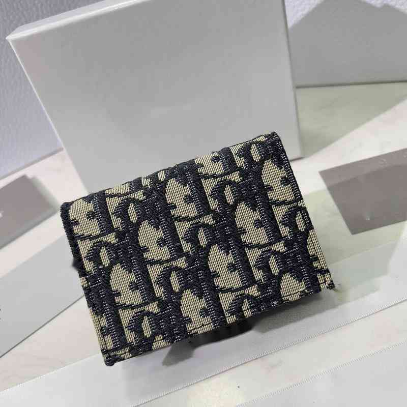 

Luxury Brand design 0612 LADY Letter plaid short wallet women's zipper pocket Genuine Leather Saddle Flip Card Holder pack Oblique LINGOT Quilted coin Purse