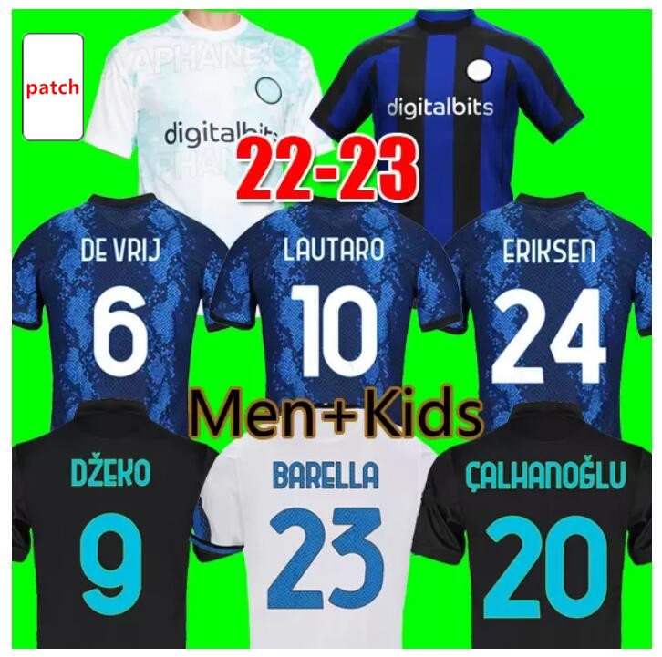 

LAUTARO 21 22 23 soccer jerseys BARELLA CORREA ALEXIS BROZOVIC INTERS DZEKO ERIKSEN VIDAL MILAN tops 2021 2022 2023 football shirt kids