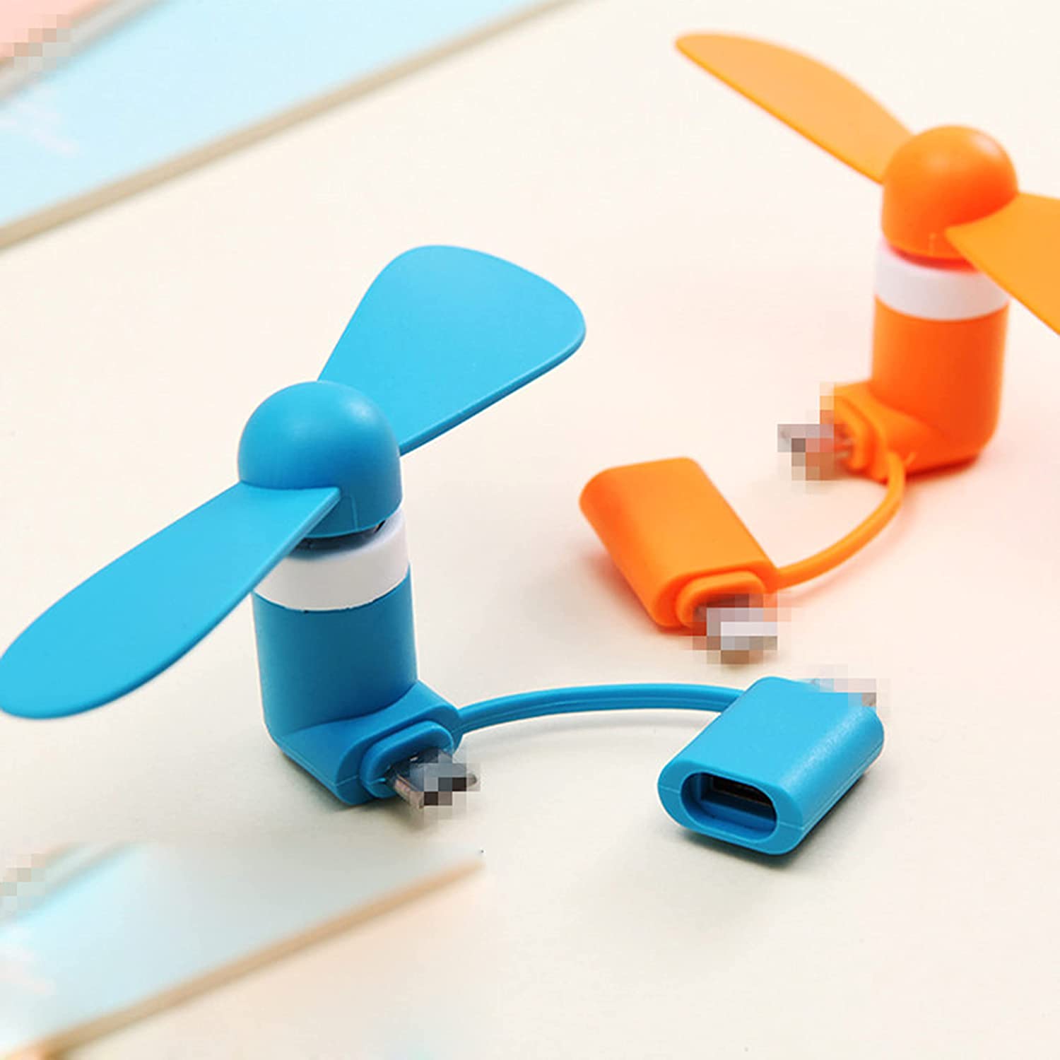 

Party Favor 2 in 1 Creative Mini Portable Micro Phone Fan 5v 1w Mobile Phone USB Gadget Fans Tester For Type-C And Phones ZMM