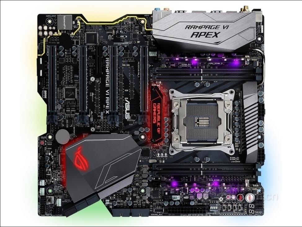 

Motherboards Used For Asus ROG RAMPAGE VI APEX R6A X299 Motherboard Comes In Original Box With Complete Accessories