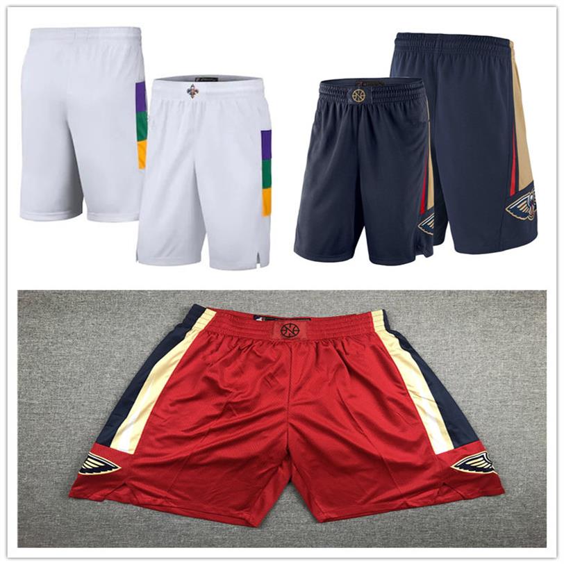

New Orleans'Pelicans'MEN Statement basketball Icon Shorts city pants -2XL2629