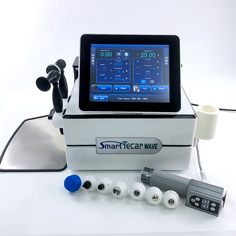 Portable Medical Low Intensity Shockwave Therapy 3 in 1 Physical Therapy Equipmen Body Pain Relief ED Treatment EMS Tecar Shock Wave-image-764402471