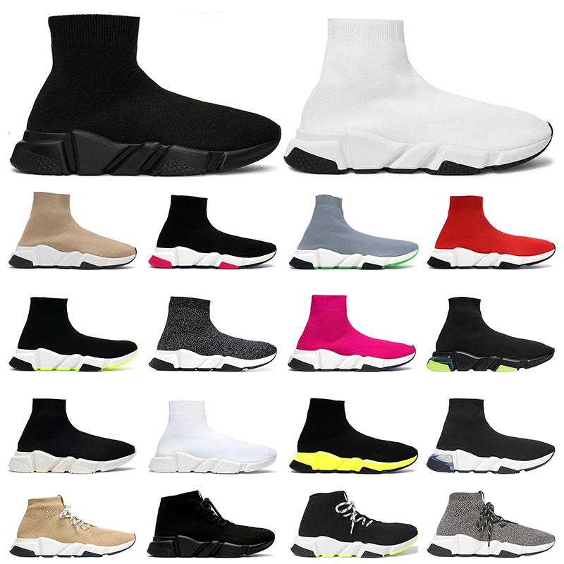 

Pairs Men Designers Shoes Womens speed trainer Sock Sneakers Mens Women Triple S Black Outdoor Platform Socks Casual Sneaker