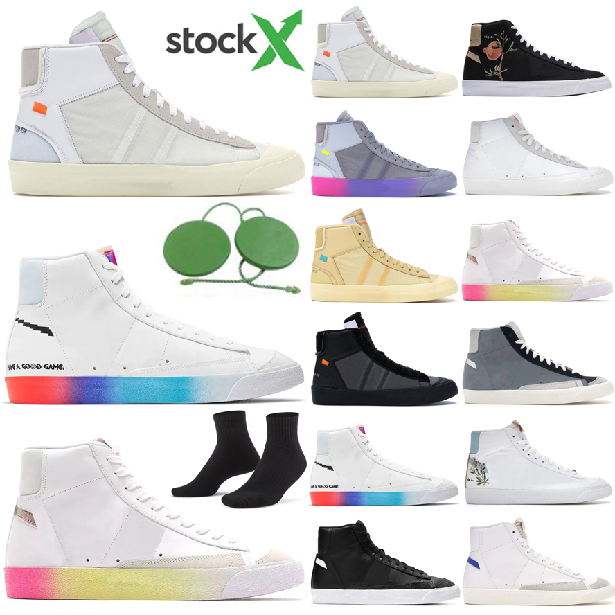 

Blazer Mid 77 Low off Vintage running Shoes for Men Women Habanero Red Magma Orange Black white Stranger Things Kumquat Catechu Mens Trainers Platform Sneakers 36-45, # 5