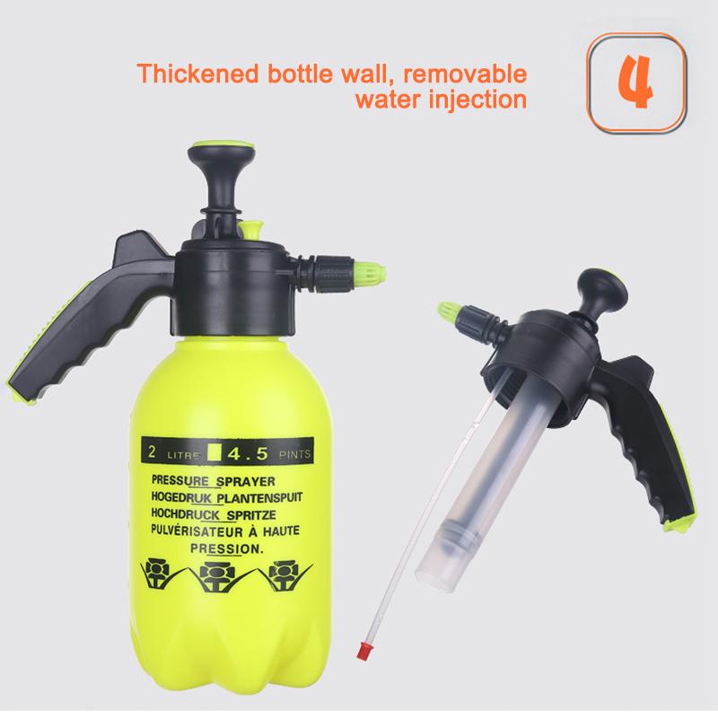 

Water Gun & Snow Foam Lance 2L Adjustable Hand Sprayer Durable Car Cannon Nozzle Generator For Wash Window CleaningWater