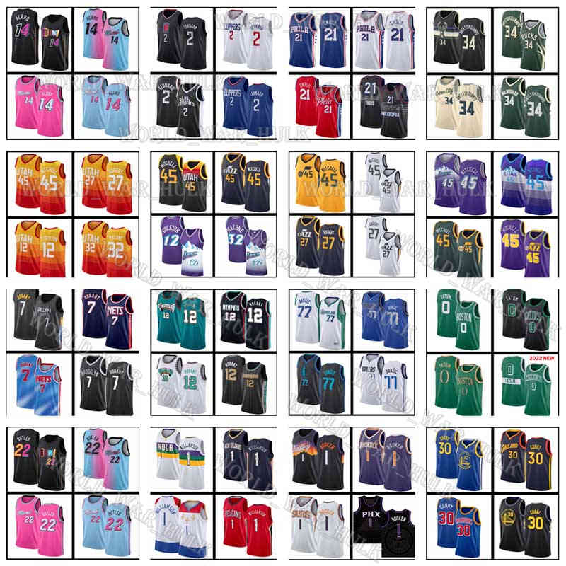 

Donovan Mitchell Basketball Jersey 27 45 Rudy Gobert Utah''Jazz''Karl Malone Jerseys John Stockton 32 12 Mens Stitched Embroidery 2022 2021