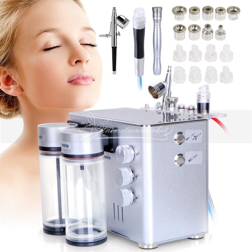 Nouveau arrivé 3 en 1 Hydro Diamond Dermabrasion Black Head Water Peleling Facial Peau Régjeu enveloppe Machine de beauté 273H