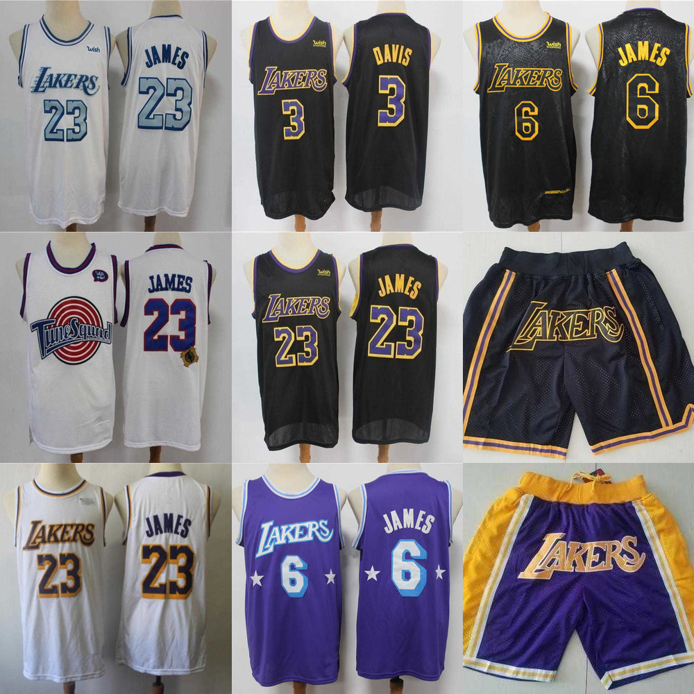 

Los Angeles''Lakers''MEN Jersey lebron 23 6 James Anthony 3 Davis Basketball Shorts Basketball Jerseys yellow, Color