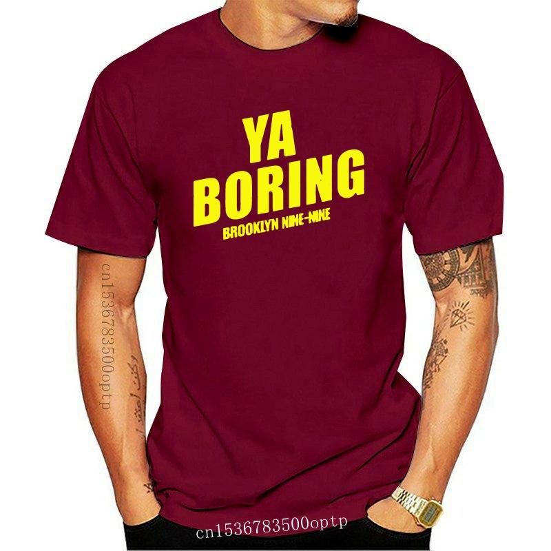 

Men's T-Shirts Brooklyn Nine 99 Ya Boring Funny Sitcom 2022 Mens Black T-Shirt