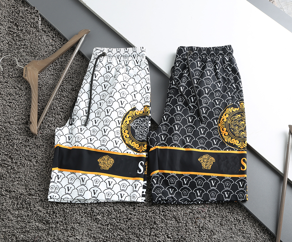 

New Designer Mens Shorts Streetwear Asian Luxury Brand Style Embroidered letter Drawstring Sweatpants Women Short#088, Brown