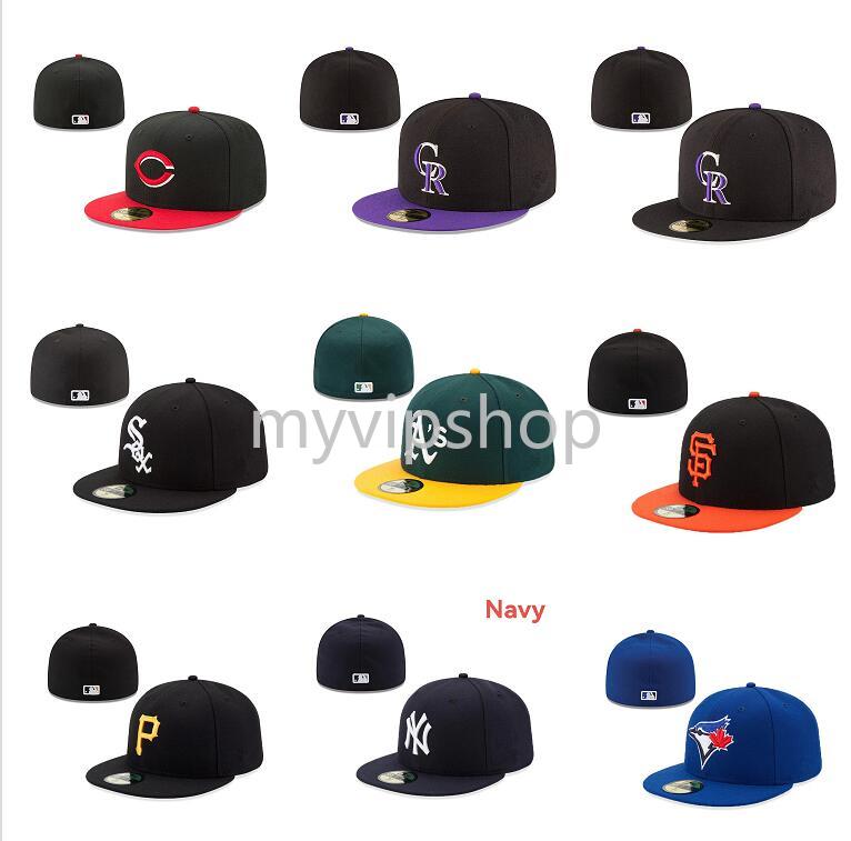 

2022 Top Quality Fashion Fan's Popular Green Color A's Mix Color Flat Fitted Caps Men's Sport All Team Baseball Full Closed Design Hats Size Bones