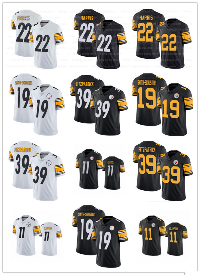 

8 Kenny Pickett Custom Pittsburgh''Steelers''men 10 Mitchell Trubisky 22 Najee Harris 39 Minkah Fitzpatrick 90 T.J. Watt Football Jerseys, Color