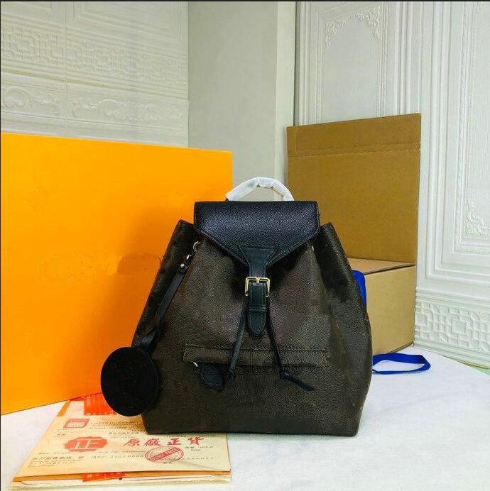 

HH MONTSOURIS leather backpack for women handbag purse Men Embossed back pack shoulder handbag presbyopic package messenger bag, Black embossing