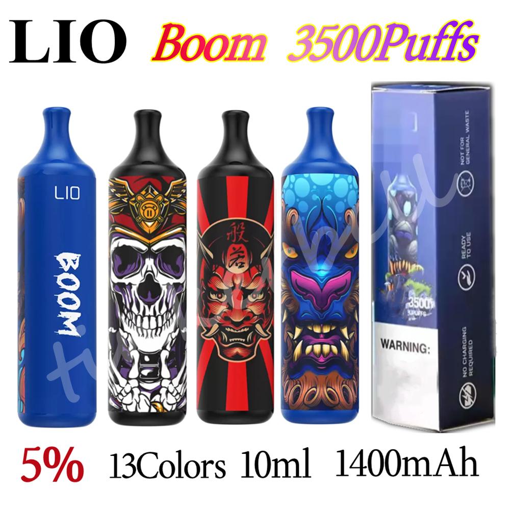 

IJOY LIO Boom Disposable Vapes Kit E Cigarettes 3500 Puffs 1400mAh Battery 5% 10ml Pod Vape Vs Elux Legend