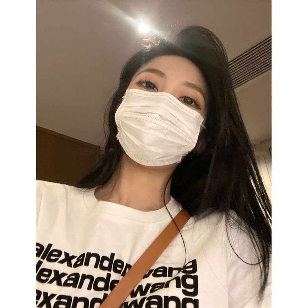 2022 spring and summer Men's T-Shirts new multi-row bubble letters aw king print round neck women's short-sleeved T-shirt female gx3051