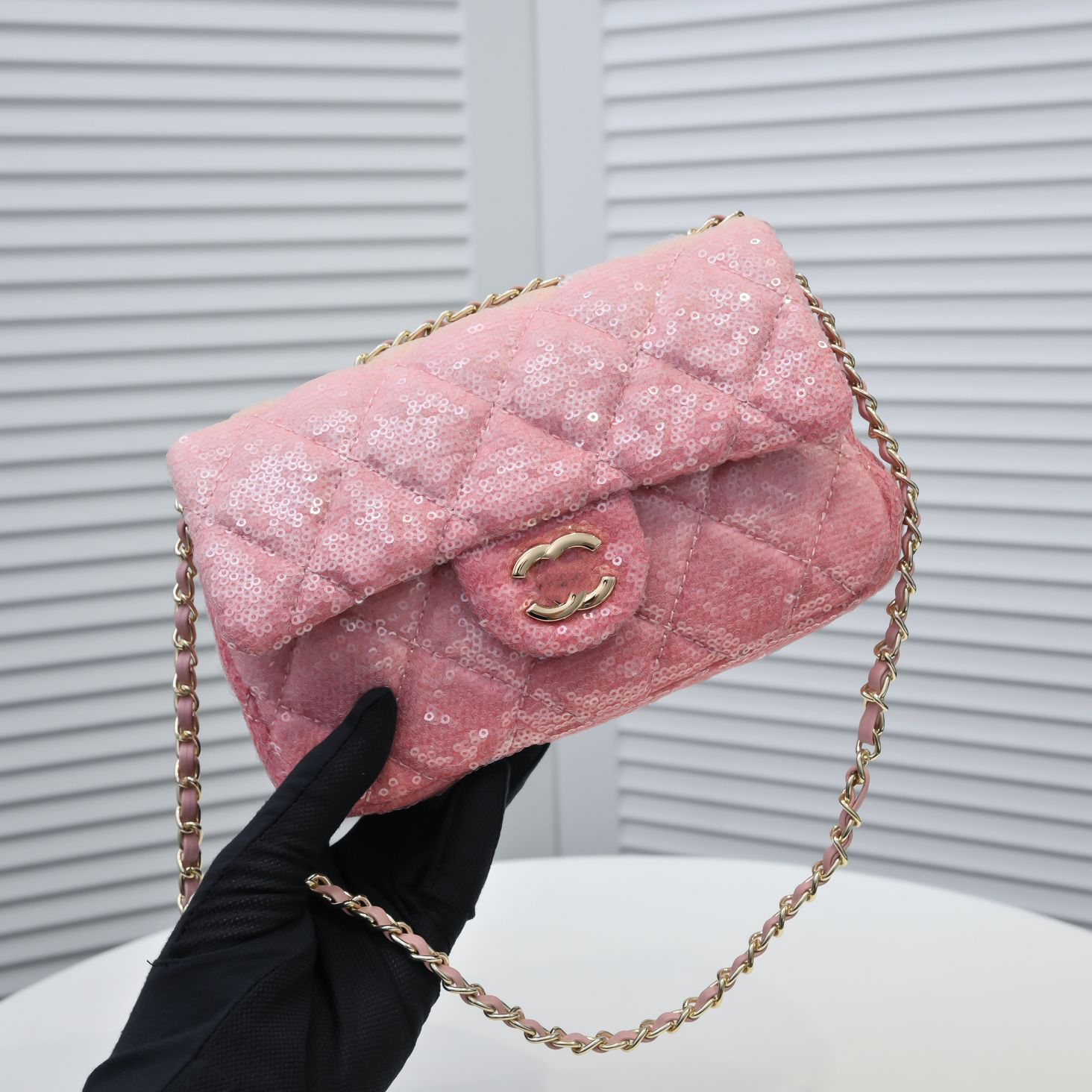 Women's retro classic double flip fisherman's beads bag CF beads latest limited edition sparkling embroidery outdoor sachet luxury desi