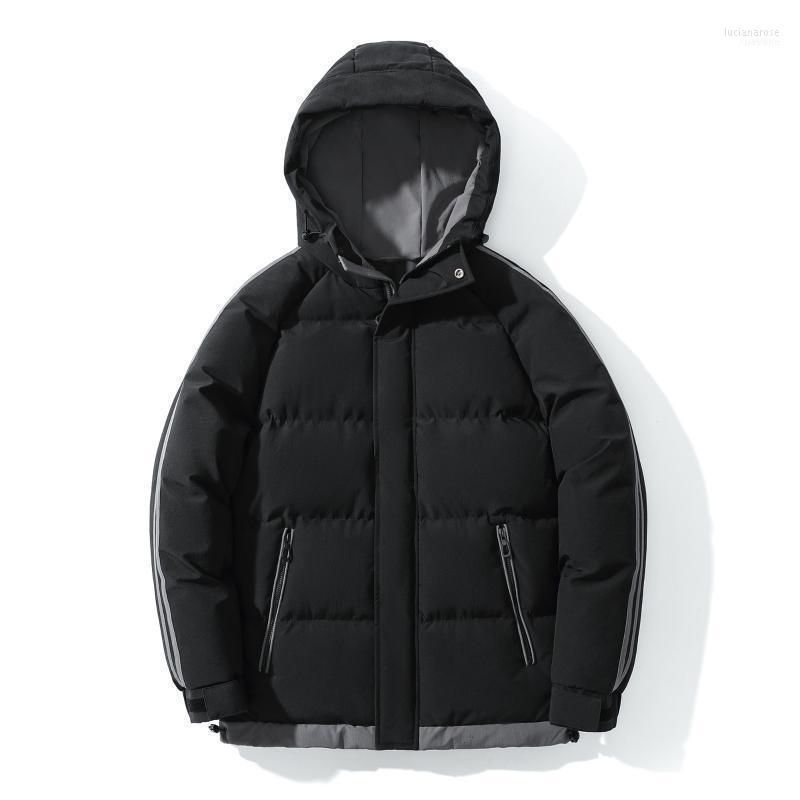 

Men's Down & Parkas 2022 Thick Warm Outdoor Oversized Cold Winter Polyester Puffer Bomber Jacket Men Waterproof Plus Size 8XL Hooded Coat Lu, Black