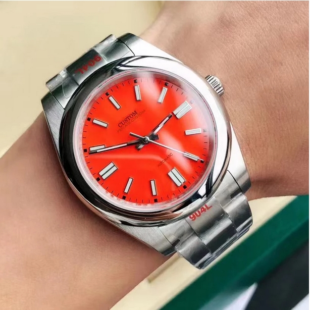 

GD Factory miyota8215 movement luxury men's watch automatic mechanical sapphire glass stainless steel 904L men's brand clock, Gray