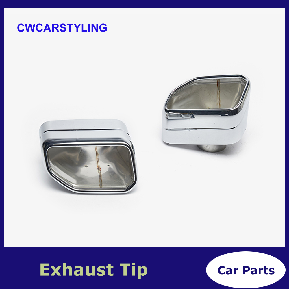 

1 Pair Car Exhaust Muffler Tip For BMW G01 G02 X3 X4 Stainless Steel Exhaust Pipe Square Tailpipe