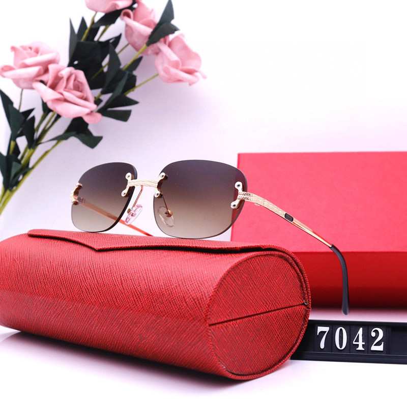 

Designer Brand Fashion Wire Sunglasses Diamond Sun Glasses Ancient Mens Womens Oval Shades Sunglass Rhinestones Rapper Party Eyewear With Box