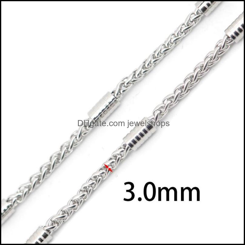 

Chains 5Pcs Design M 20 Sier 316 Stainless Steel Lantern Necklace Chain For Women Menchains Drop Delivery 2021 Jewelshops Dh2Ld