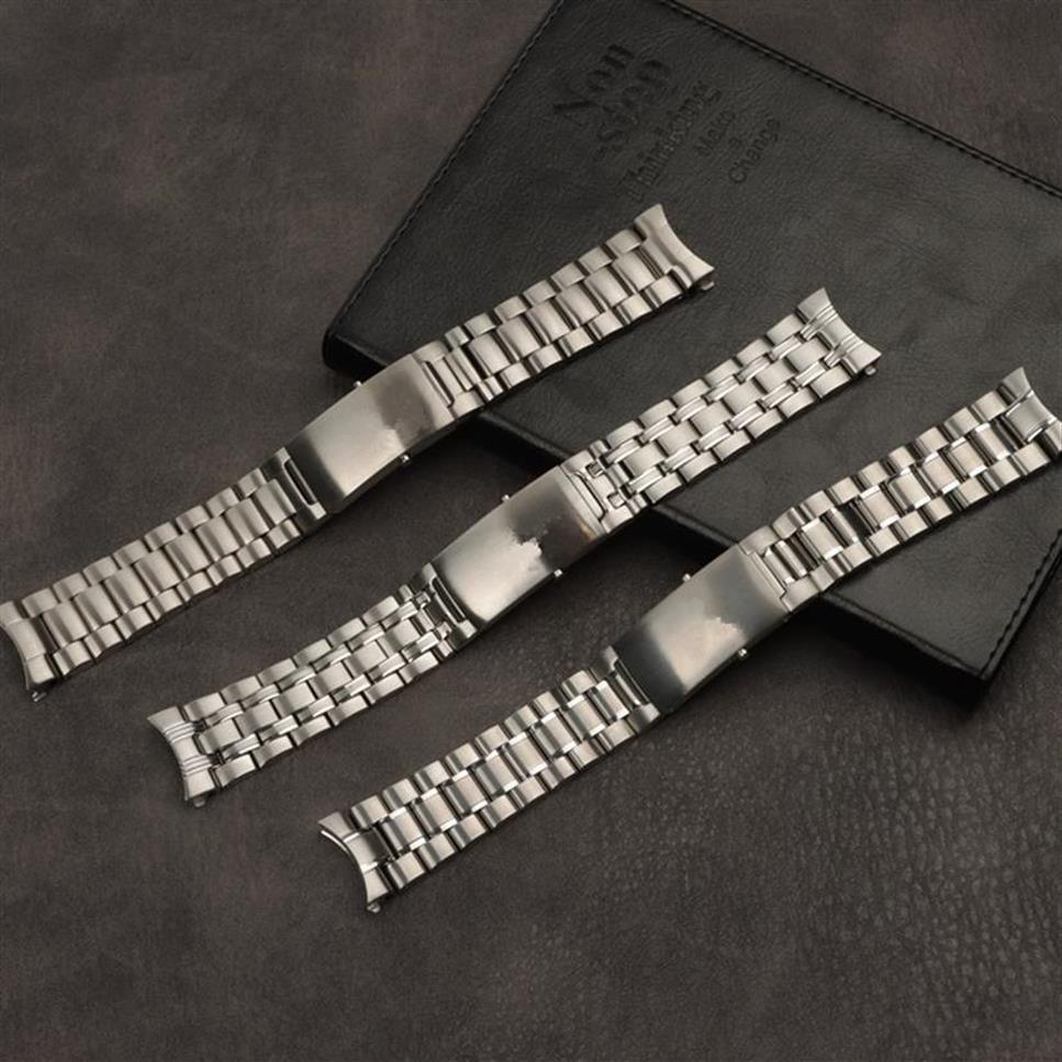 

Whole 20mm 22mm Silver Stainless Steel Watch Band For Fit OGM Strap Speedmaster Ocean Watchband2756238b