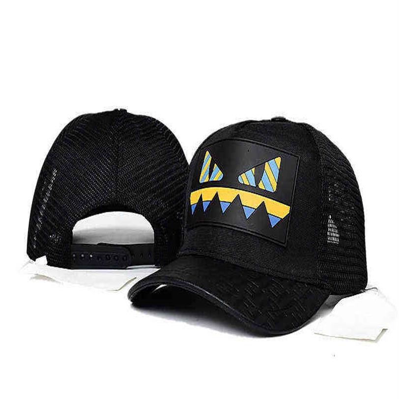 Summer Mesh Baseball Caps Spring Autumn Fashion Monster Eyes Hats Italy F Desiger Luxury Hat Men Women Casual Ball Cap Funny M1822