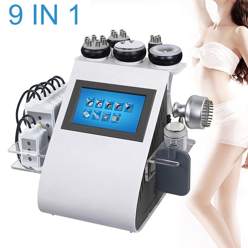 New Model 40K Cavitation RF Laser Slimming Machine Ultrasonic Radio Frequency Vacuum EMS Photon Skin Care Salon Spa Body Shaping Fat Loss Weight