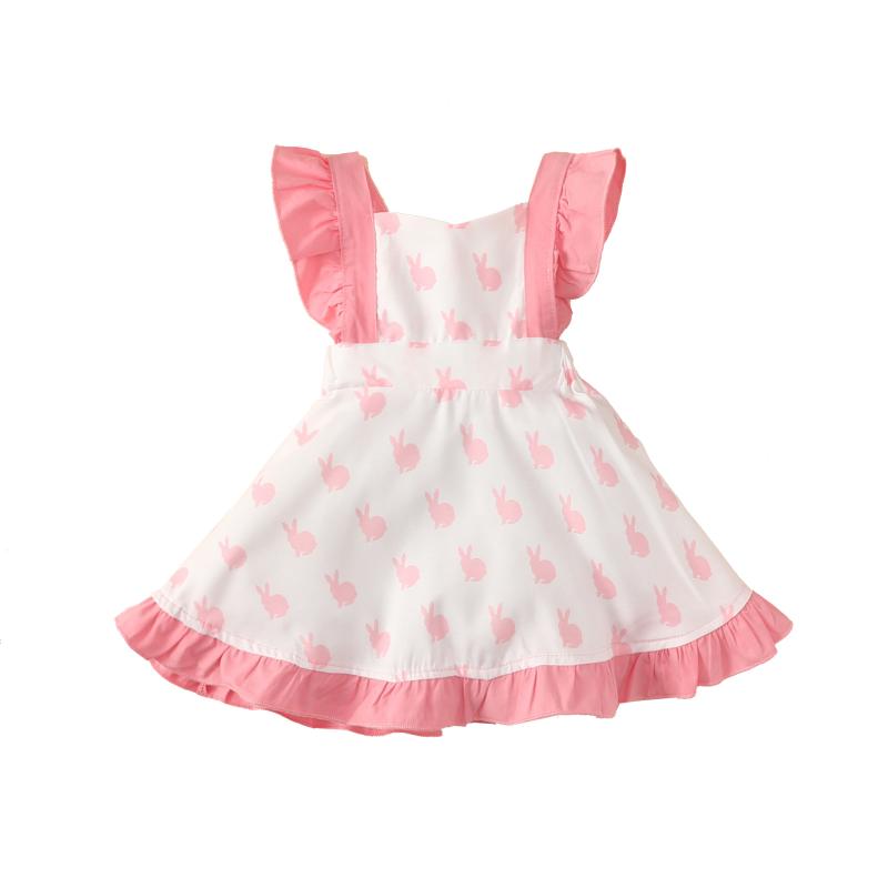 

Girl's Dresses CitgeeSummer Easter Toddler Girls Printing Dress Casual Ruffle Sleeve A-line ClothesGirl's Girl'sGirl's, As pic